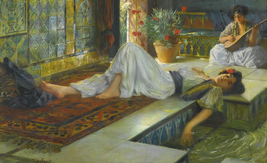 Afternoon Repose Painting by Ferdinand - Fine Art America