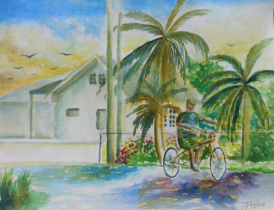 Afternoon Ride Painting by Jerome Wilson