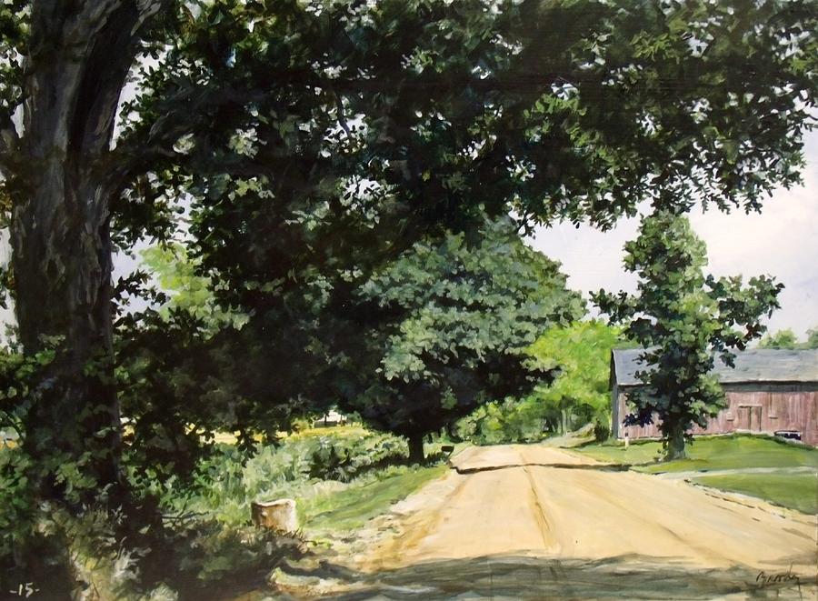 Afternoon Road Painting by William Brody