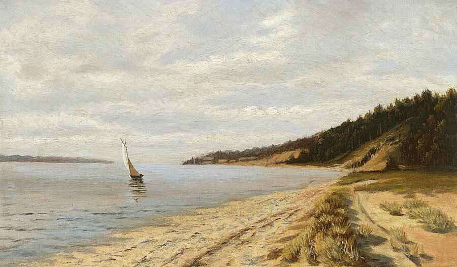 Afternoon Sailing, from circa 1880 Painting by John Frederick Peto Afternoon Sailing, from circa 1880 Painting by John Frederick Peto
