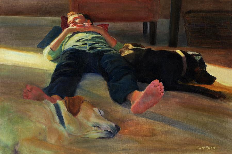 Afternoon Slumber Painting by Susan Hensel