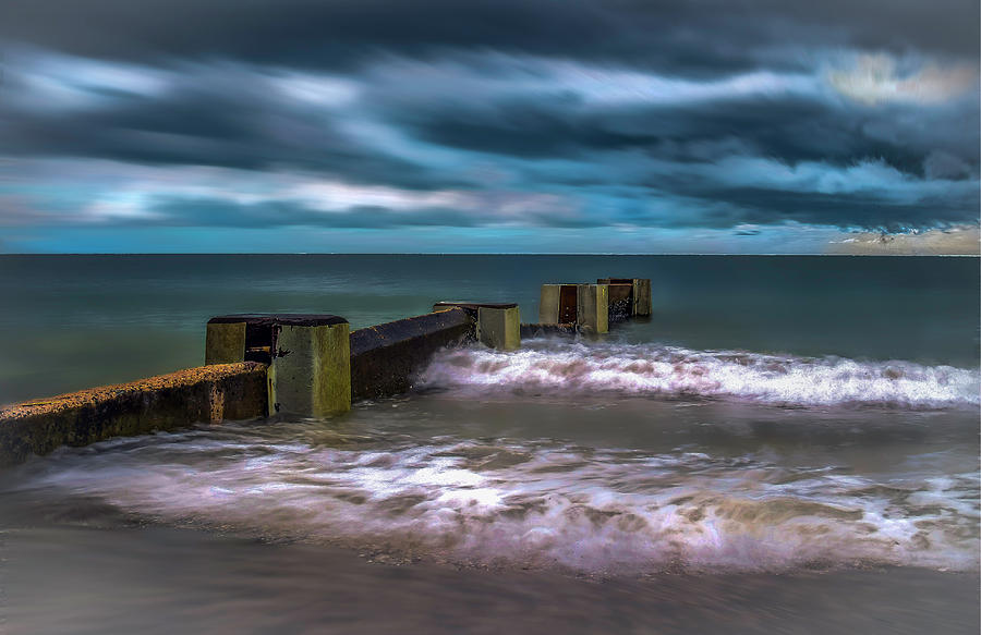 Beach Photograph - Afternoon Storm by Todd Rogers Beach Photograph - Afternoon Storm by Todd Rogers