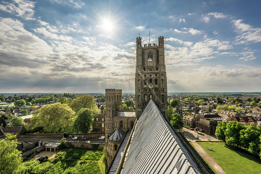 Afternoon sun in Ely Photograph by James Billings