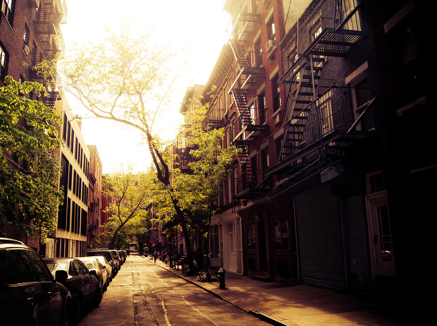 New York City Photograph - Afternoon Sunlight on a New York City Street by Vivienne Gucwa