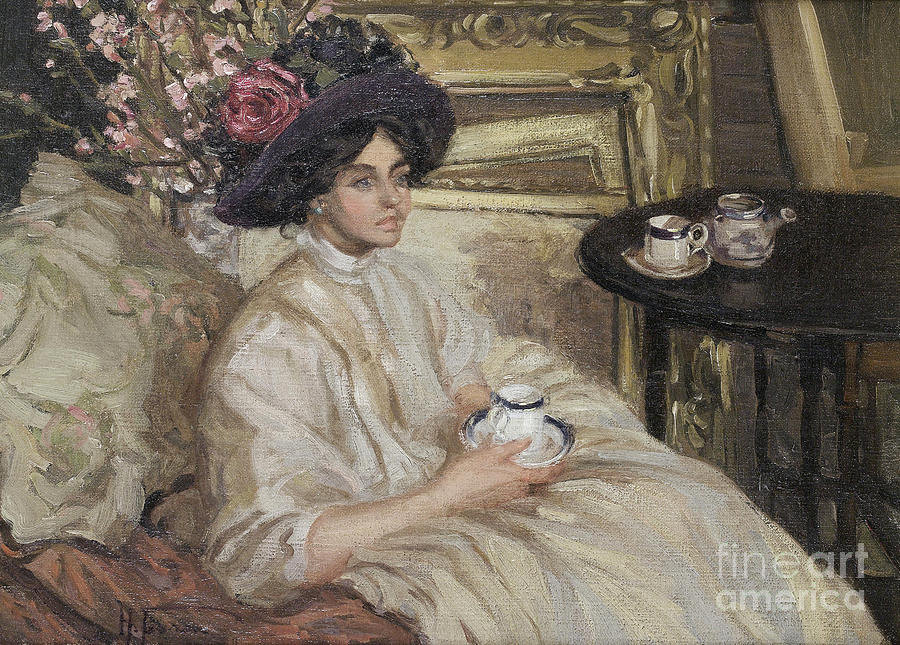 Fearon Painting - Afternoon Tea by Celestial Images