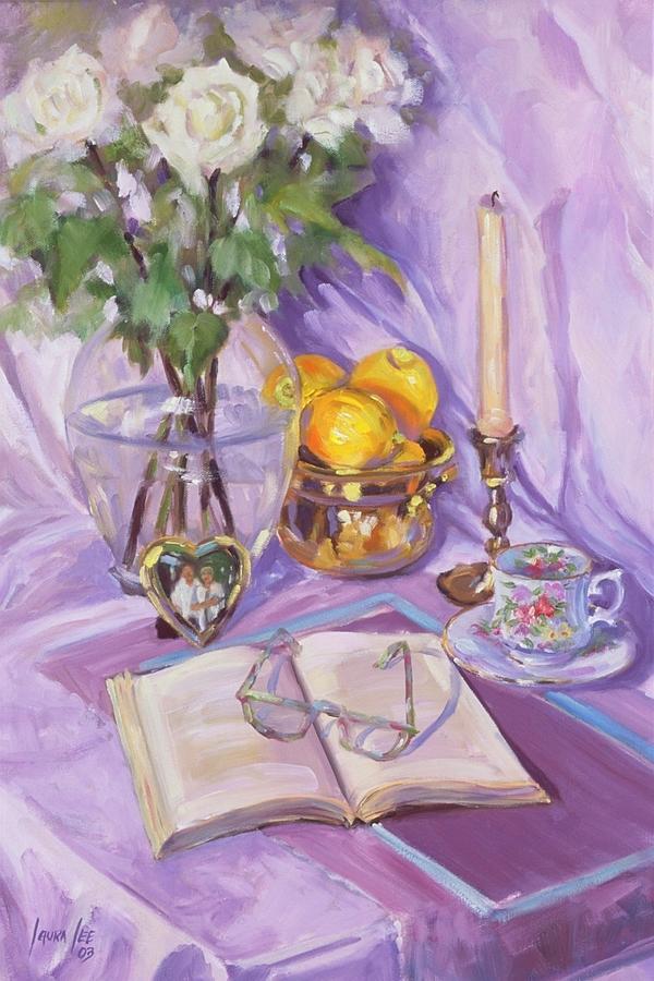 Afternoon Tea Painting by Laura Lee Zanghetti