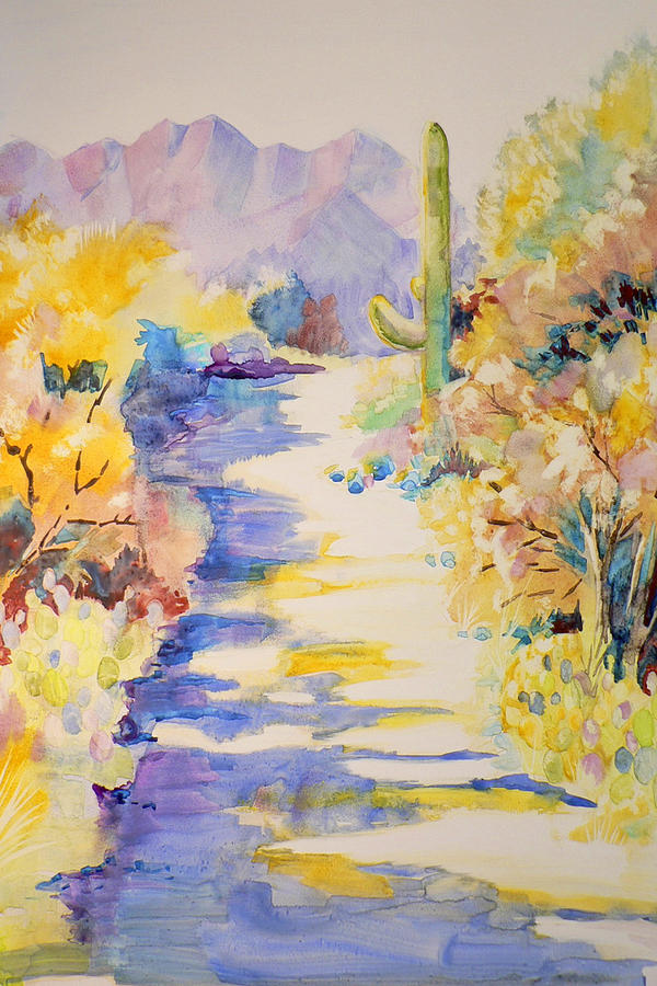 Nature Painting - Afternoon Walk by Catalina Rankin