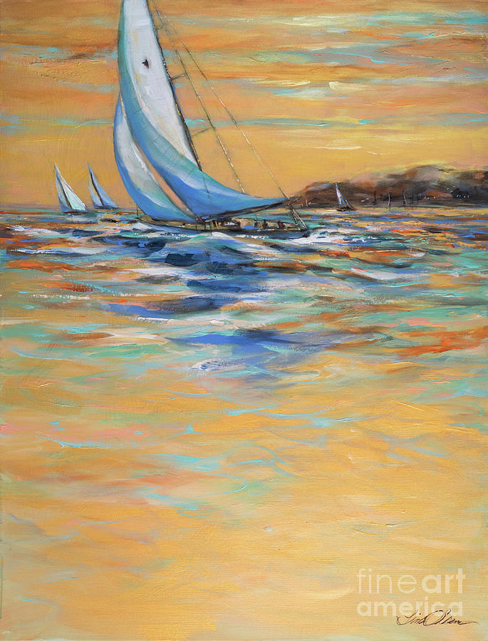 Afternoon Winds Painting by Linda Olsen