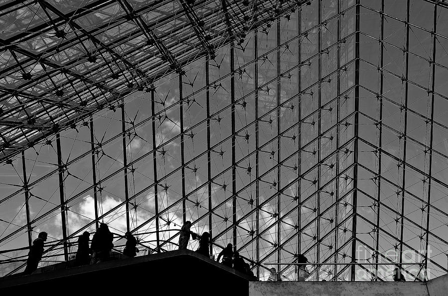 Louvre Museum Against the Sky Photograph by M G Whittingham
