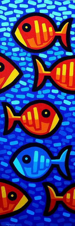 Fish. Psychedelic Painting - Against The Tide by John Nolan Fish. Psychedelic Painting - Against The Tide by John Nolan
