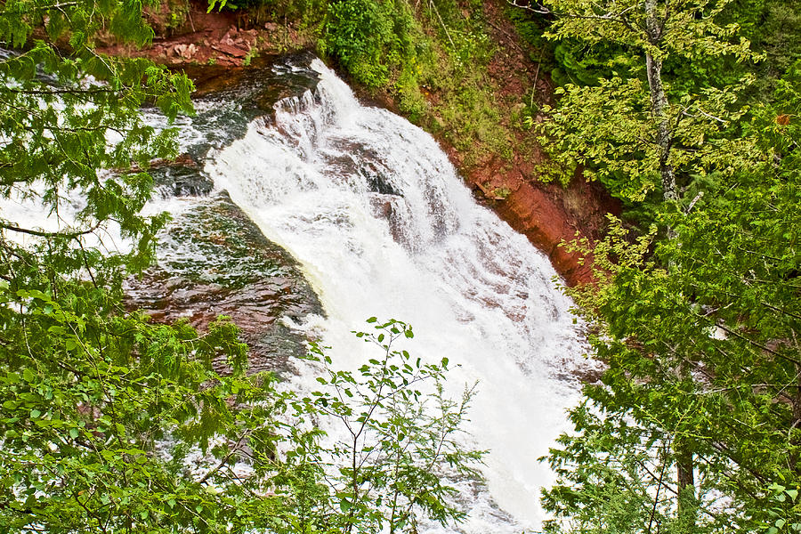 Agate Falls in Upper Peninsula-Michigan Photograph by Ruth Hager - Pixels