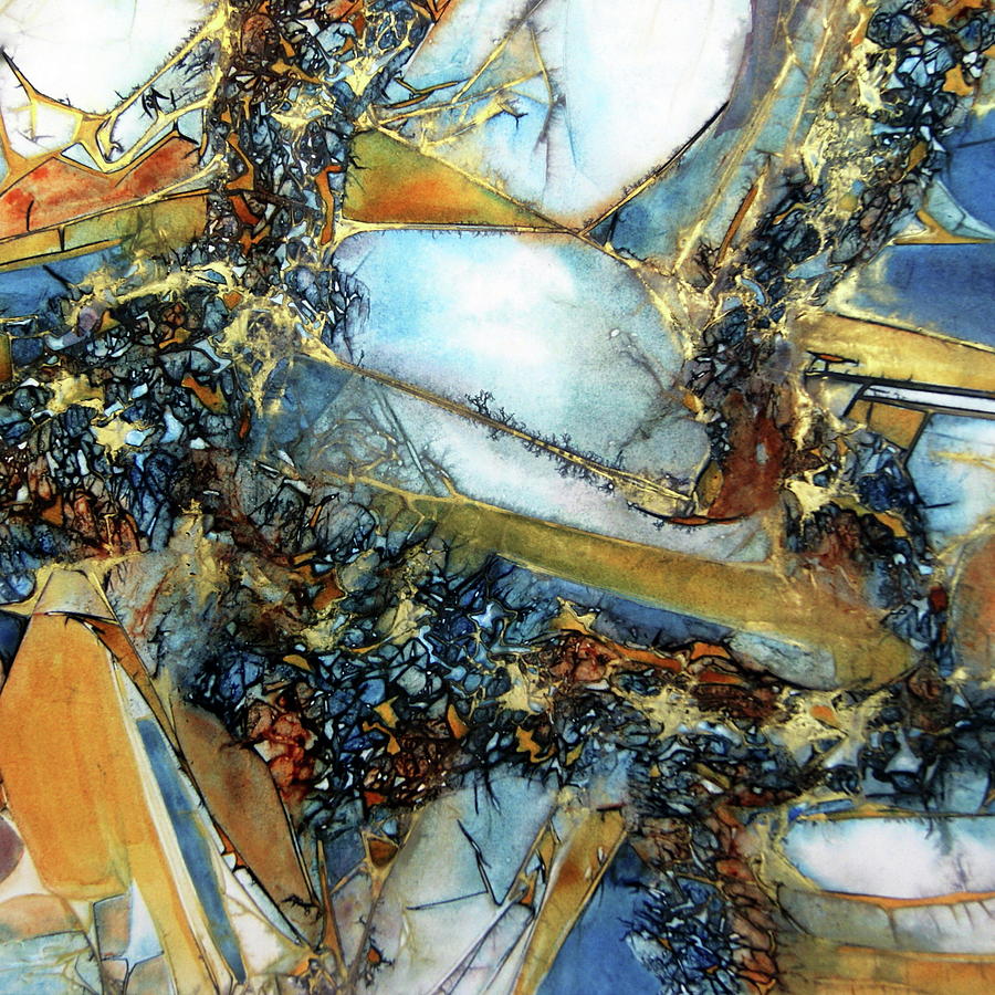 Agate Geode Painting by Dana Roper