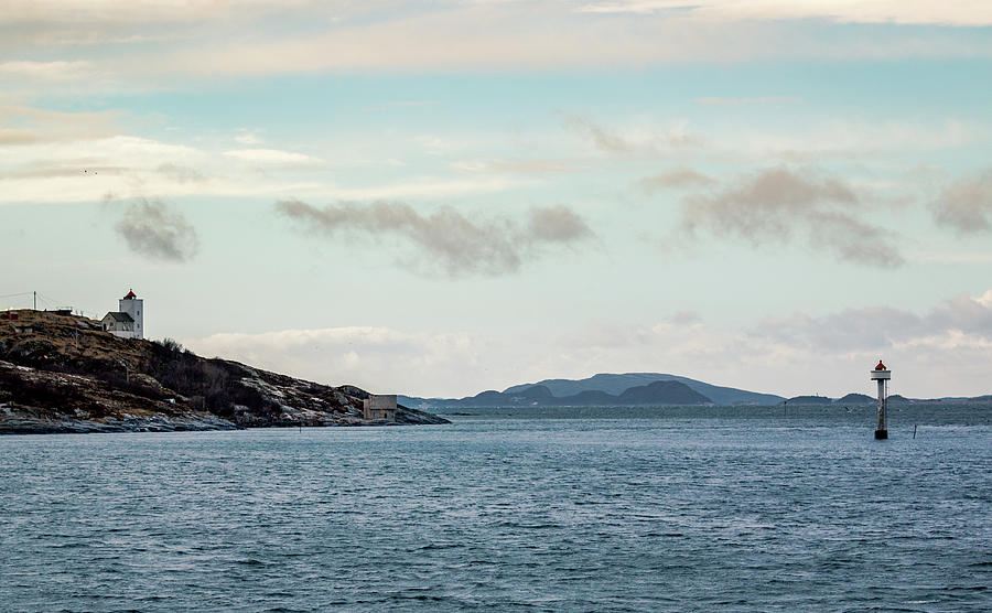 Agdenes Lighthouses Norway Photograph by Adam Rainoff