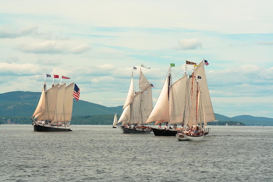 Age Of Sail Up The Bay Photograph by Doug Mills