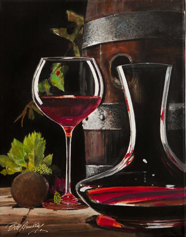 Drink Painting - Aged to Perfection by Bill Dunkley