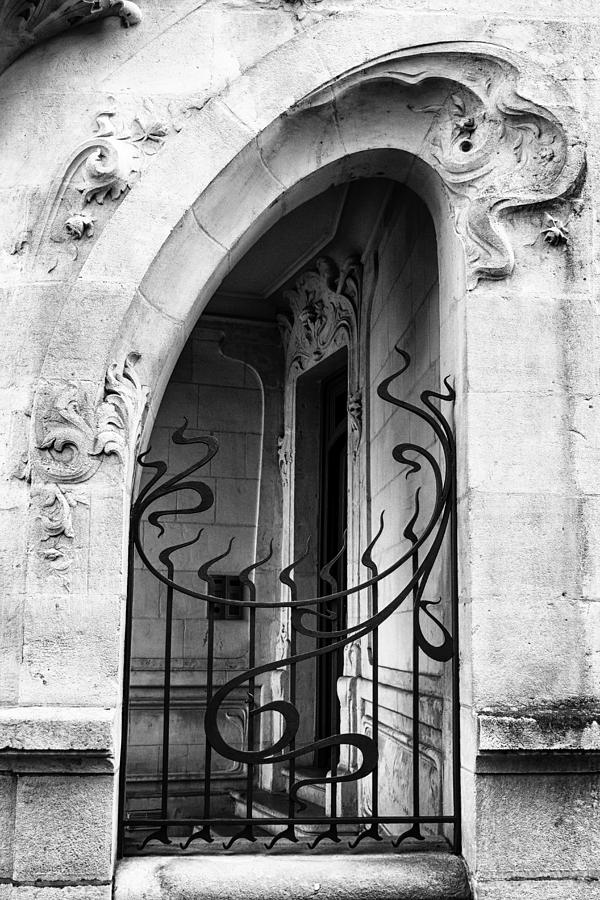 Agen Art Nouveau Gate and Door Photograph by Georgia Clare