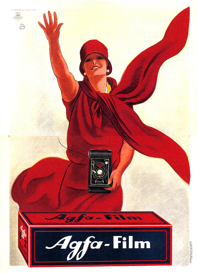 Agfa Film - Vintage Advertising Poster Mixed Media by Studio Grafiikka