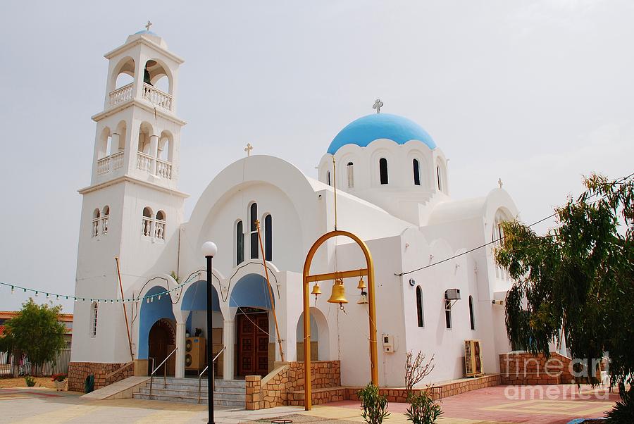 Agioi Anargyroi church on Agistri Photograph by David Fowler