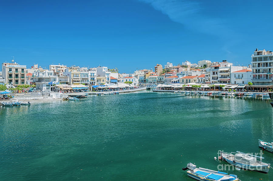 Agios Nikolaos in Crete Photograph by Antony McAulay