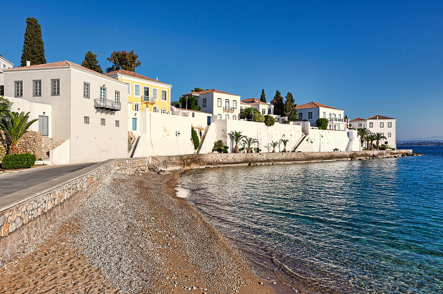 Agios Nikolaos in Spetses island - Greece Photograph by Constantinos Iliopoulos