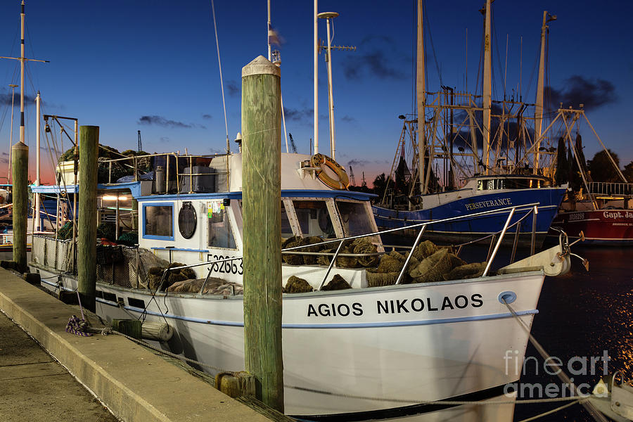 Agios Nikolaos Sponge Boat, Tarpon Springs, Florida Photograph by Dawna Moore Photography