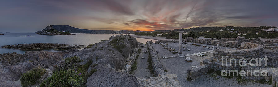 Greek Photograph - Agios Stefanos sunset by George Papapostolou