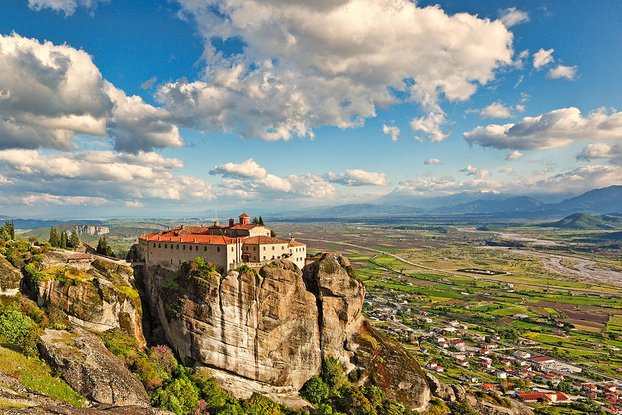 Agios Stephanos Monastery at Meteora - Greece Photograph by Constantinos Iliopoulos