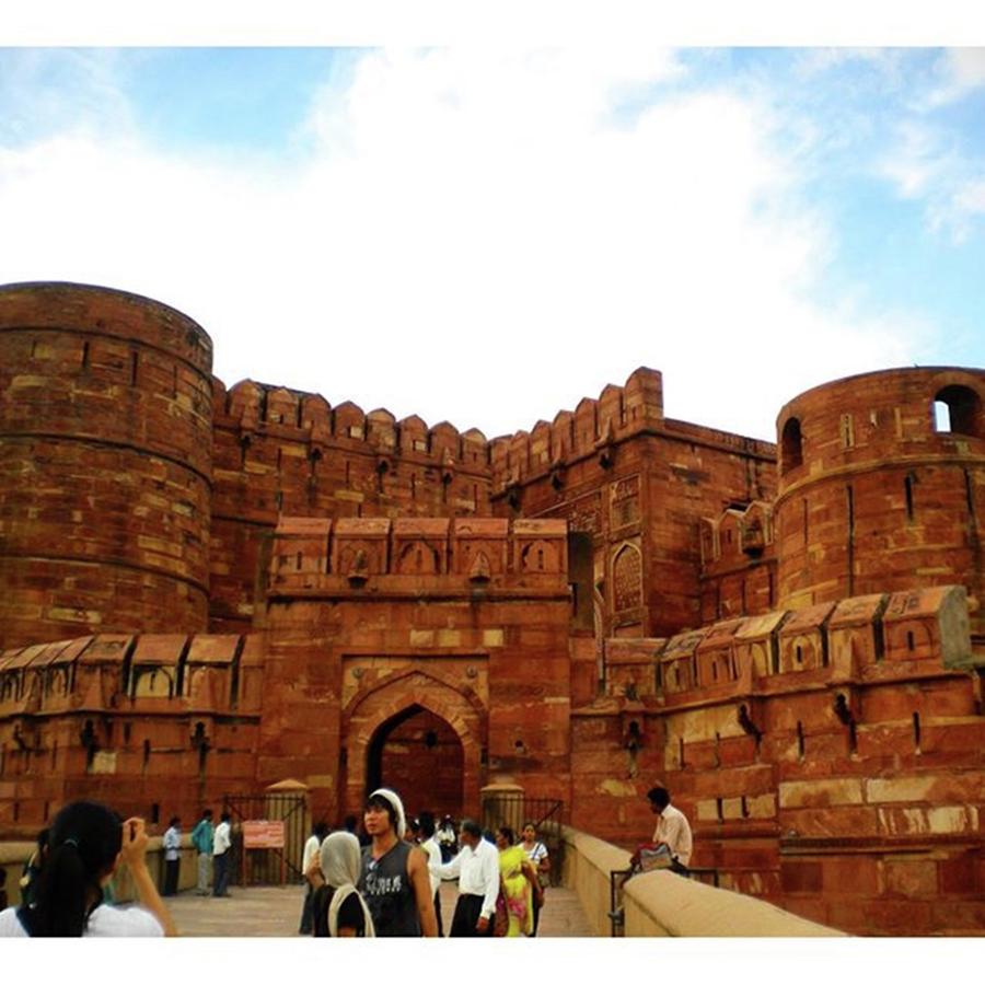 Architecture Photograph - Agra Fort: A Unesco World Heritage Site by K S