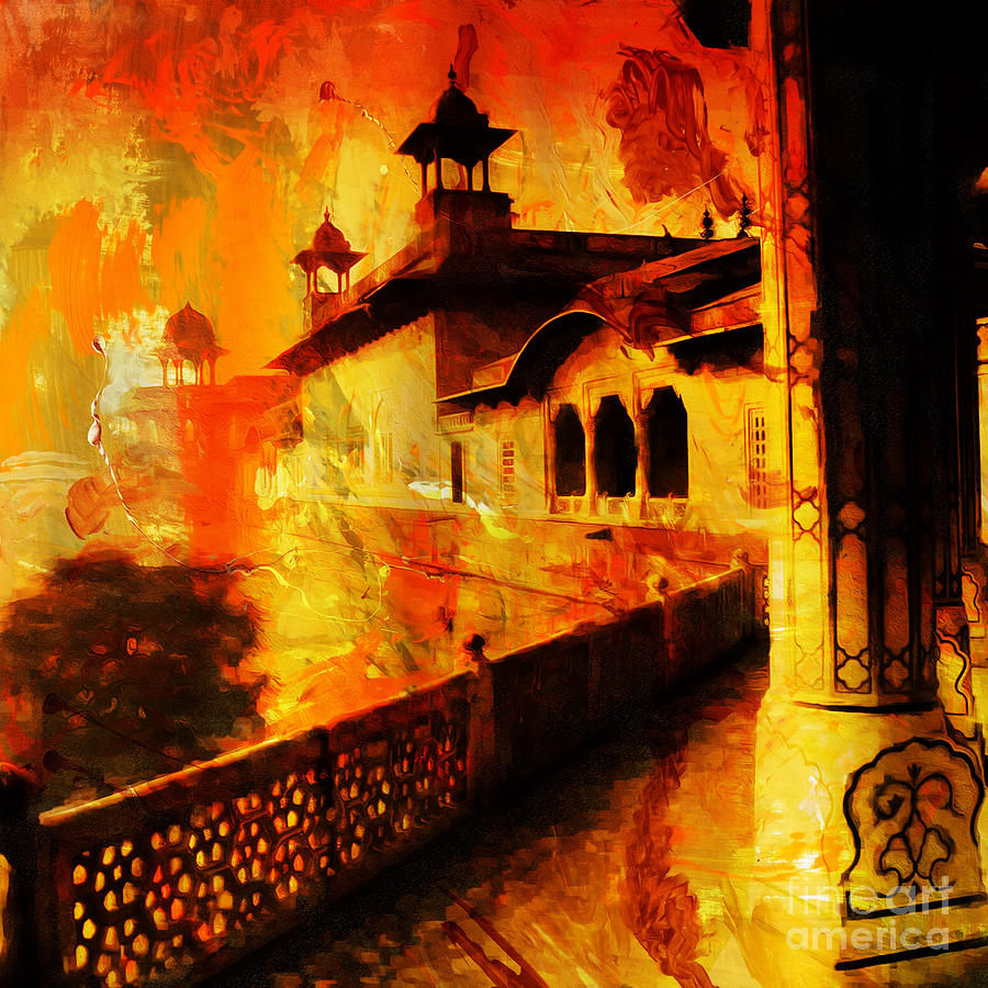 Agra Fort  Painting by Gull G