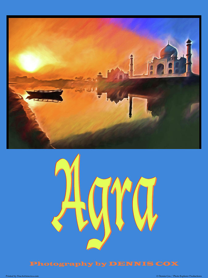 Agra Travel Poster Photograph