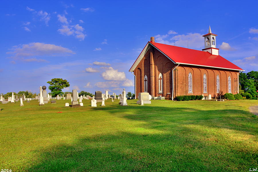 Augusta Christian Church And Cemetery Photograph by Lisa Wooten