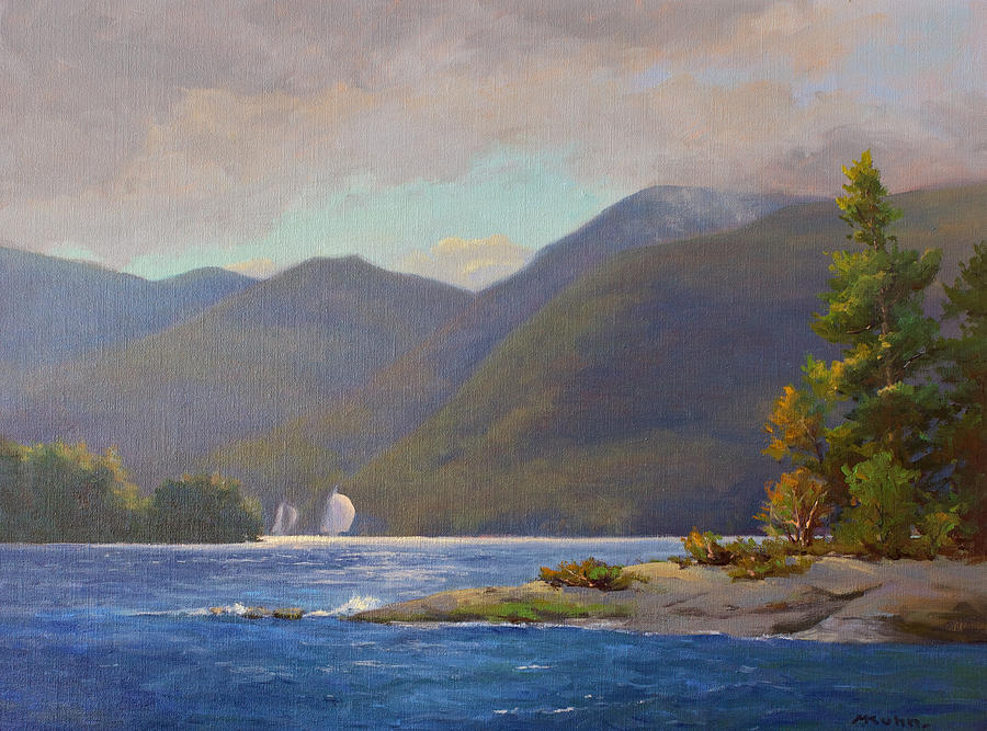 Adirondack Park Painting - Ahead of the Storm by Marianne Kuhn