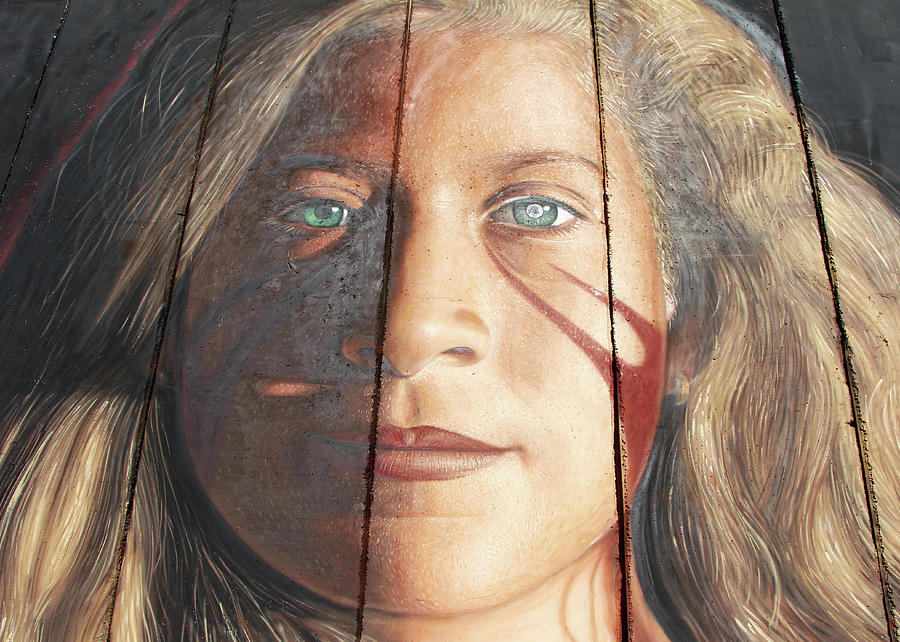 Ahed Tamimi Mural Photograph by Munir Alawi