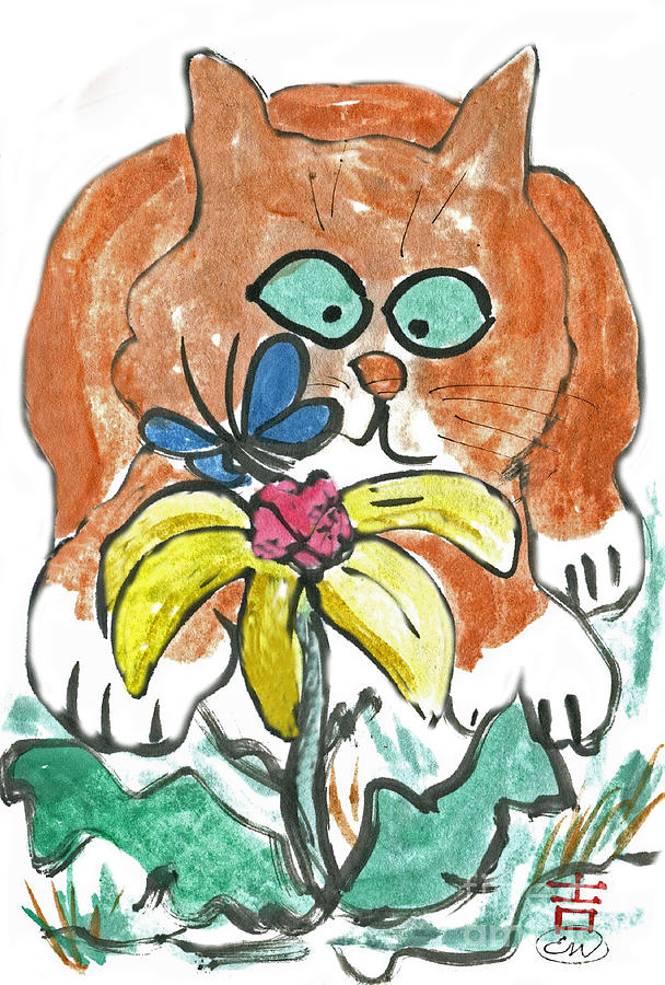 Flower Painting - Ahhh Spring by Ellen Miffitt
