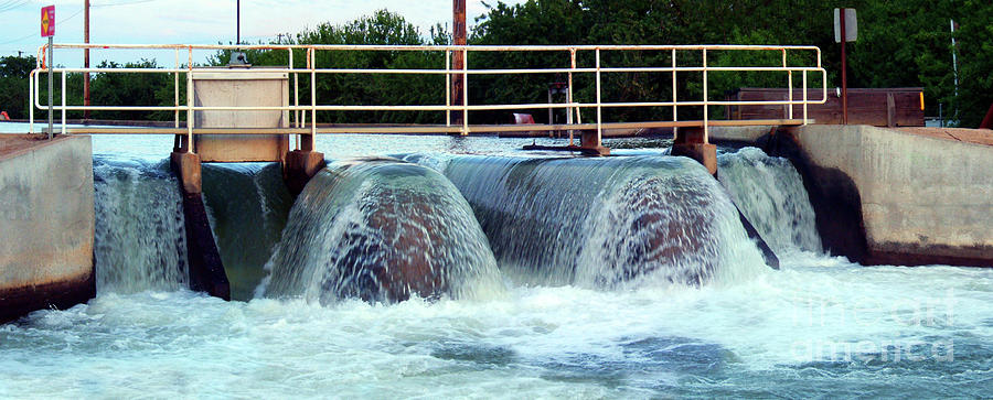 Ahhhhh the Precious Water Irrigation Control Dam in Turlock Cali Photograph by Wernher Krutein