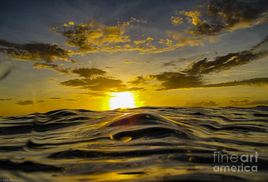 Ahnd Atoll Sunset Photograph by Dan Norton