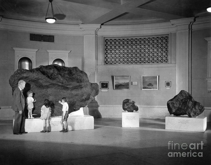 AHNIGHITO METEORITE, 1940s - to license for professional use visit GRANGER.com Photograph by Granger