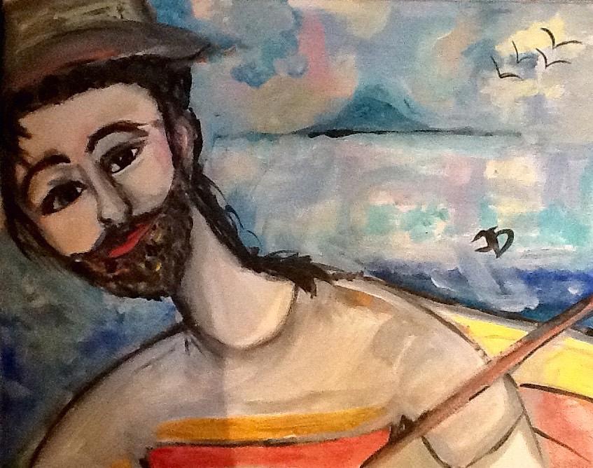 Ahoy there Painting by Judith Desrosiers
