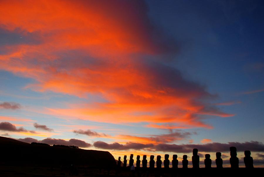 Ahu Tongariki Sunrise Photograph By Amanda Cecilia - Fine Art America