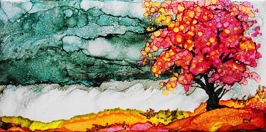 Fall Painting - Autumn - A 241 by Catherine Van Der Woerd