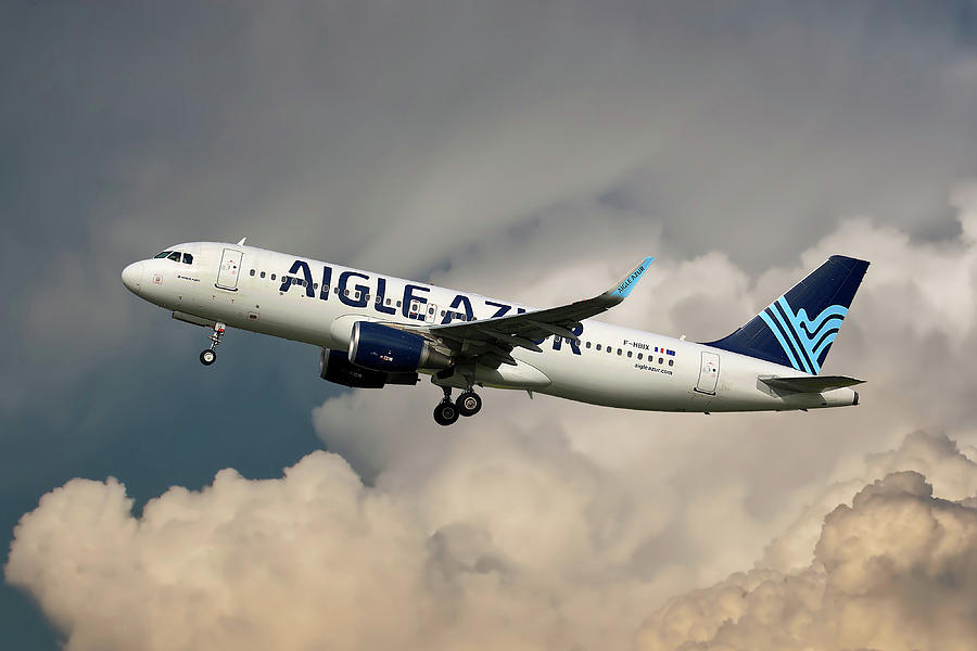 Airbus Photograph - Aigle Azur Airbus A320-200 by Smart Aviation Airbus Photograph - Aigle Azur Airbus A320-200 by Smart Aviation