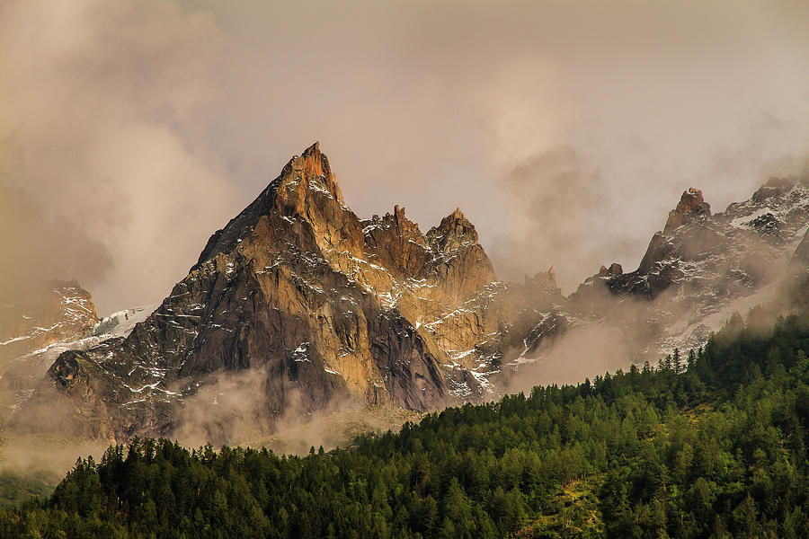 Aiguilles de Chamonix - French Alps Photograph by Paul MAURICE