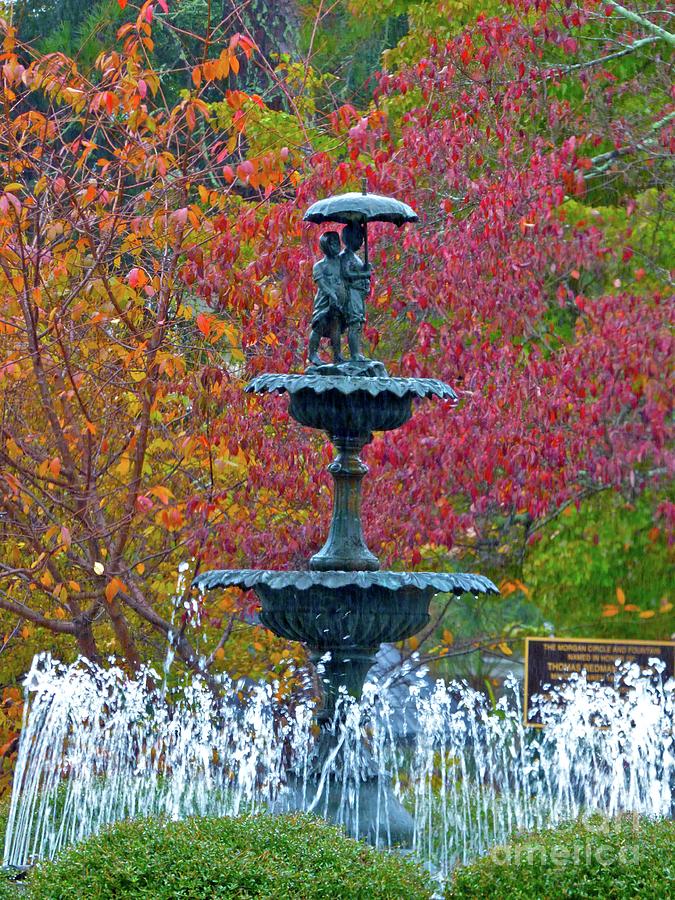Aikens Morgan Fountain Photograph by Jean Wright
