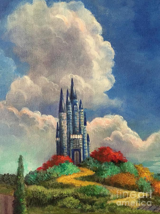 Air Castles Painting by Rand Burns