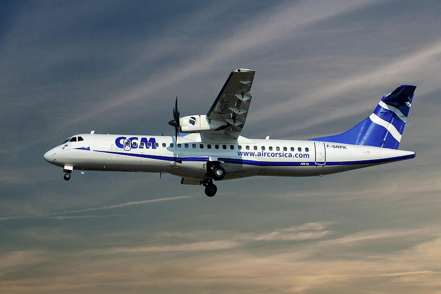 Air Corsica ATR 72-500 17 Photograph by Smart Aviation - Pixels