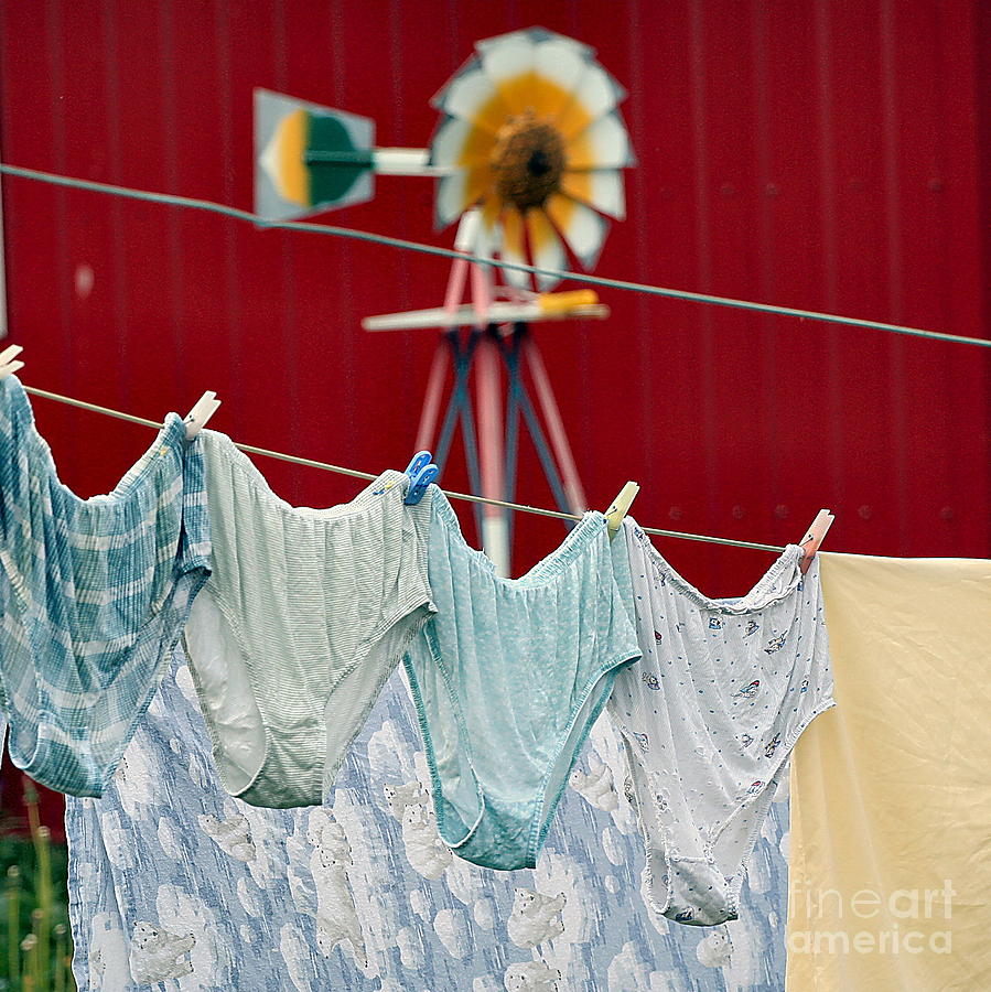 Air Drying Photograph by Jan Piller