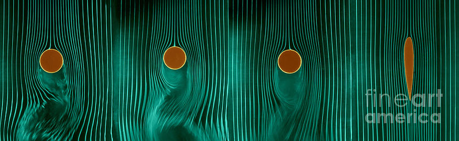 Air Flow Patterns Around Objects Photograph by Science Source