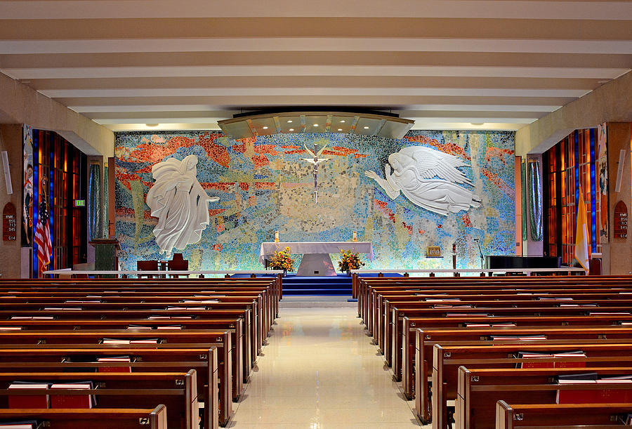 Air Force Chapel Catholic Study 1 Photograph by Robert Meyers-Lussier