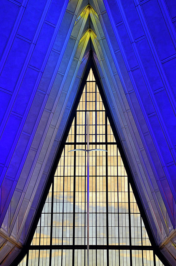 Air Force Chapel Interior Study 1 Photograph by Robert Meyers-Lussier