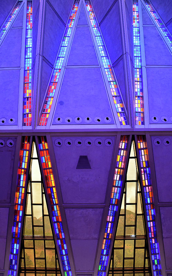 Air Force Chapel Interior Study 10 Photograph by Robert Meyers-Lussier